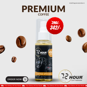72Hour™ COFFEE Car Perfume 50ml Limited Offer (Multipurpose)