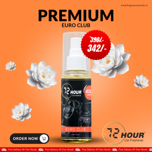 72Hour™ EUROCLUB Car Perfume 50ml Limited Offer (Multipurpose)