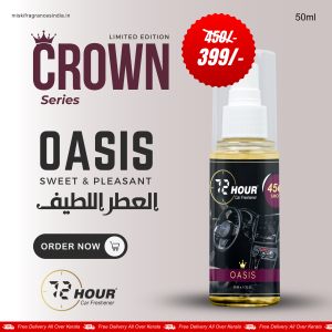 72Hour™ CROWN SERIES OASIS Car Perfume 50ml Limited Offer (Multipurpose)