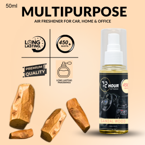 72hour™ sandal wood car perfume 50ml limited offer (multipurpose)