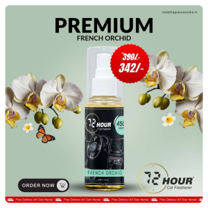 french orchid 50ml top selling car perfume | air freshener multipurpose