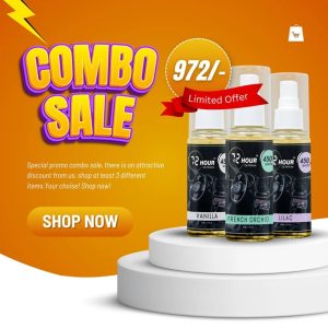 combo offer limited period offer free delivery 50ml × 3 fragrances.